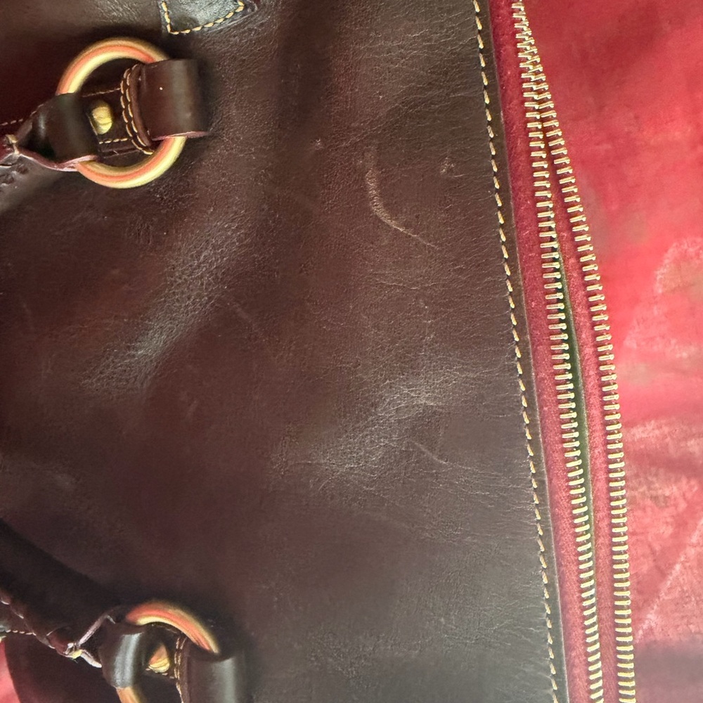 Dooney & Bourke Florentine Medium-Chestnut and wallet - Picture 16 of 16